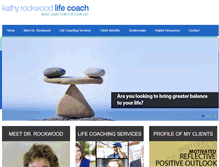 Tablet Screenshot of kathyrockwoodlifecoach.com